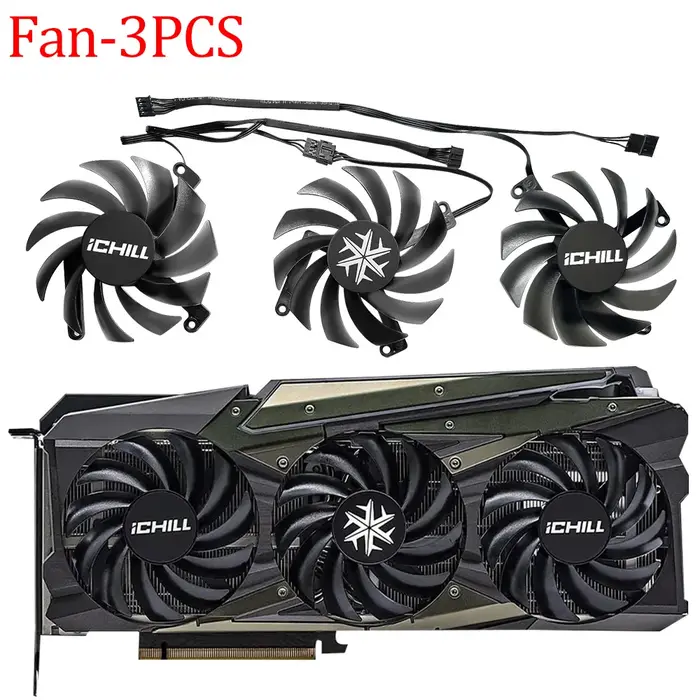 Ventilateur de carte graphique 85MM CF-12915S RTX3080 RTX3080Ti RTX3090, pour INNO3D GeForce RTX 3080 3080Ti 3090 iCHILL X4, ventilateur de carte vidéo