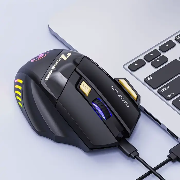 Souris de jeu sans fil USB IMICE GW-X7 3200 ug I mode touristes Rechargeable 7 prédire 2.4 mesurz