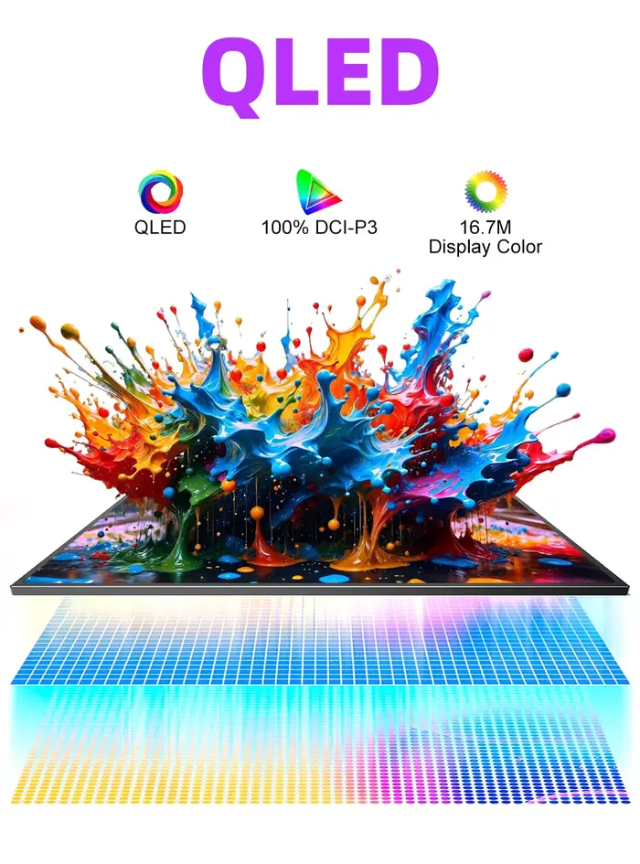 Écran tactile portable UPERFECT 22 pouces 2K avec deux haut-parleurs HDMI Type C Grand