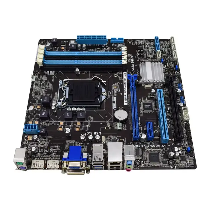 Carte mère ASUS B85M-PLUS B85M-PLUS/BM6AF/DP_MB Intel B85 LGA 1150 DDR3 compatible avec les processeurs i3-4130 i3-4350 i5-4570 i7-4770 Micro ATX