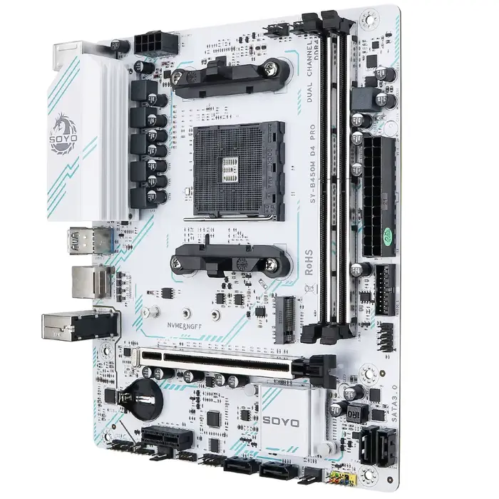 Carte mère AMD Classic B450M mémoire DDR4 double canal