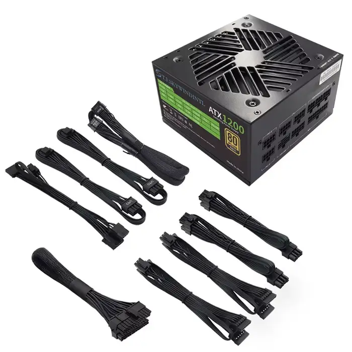 PCIE 5.0 1200W alimentation PC PSU modulaire complet pour Source d'alimentation 1200W WATT alimentat