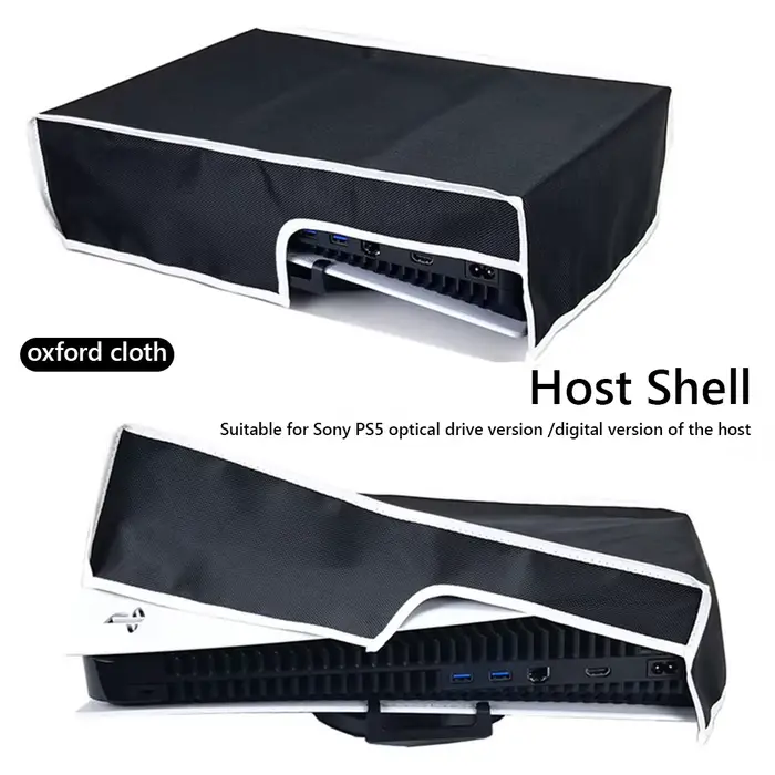 Housse de protection anti-poussière pour console de jeu PS5