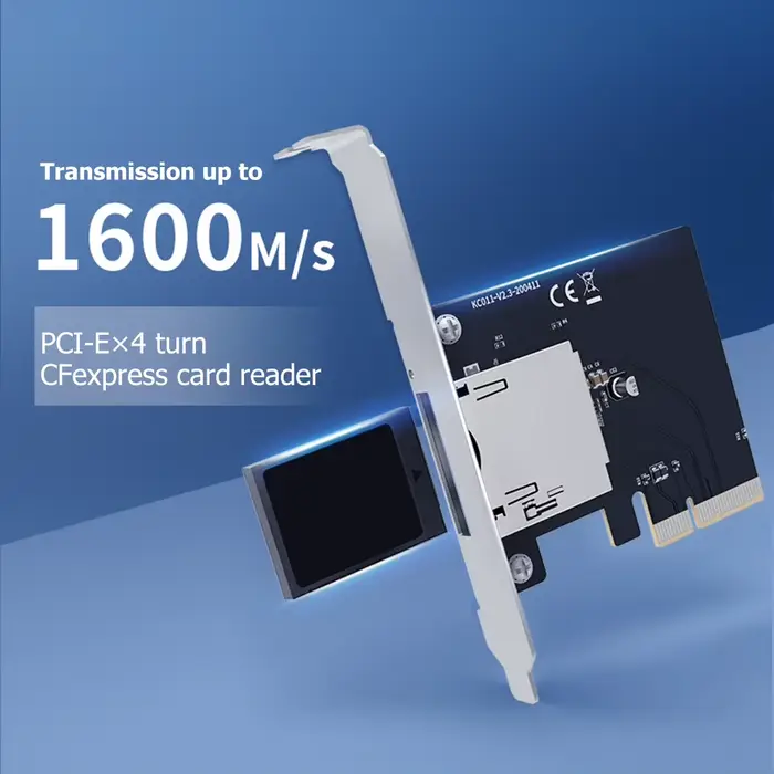 Adaptateur de lecteur de carte PCI-E Tage, convertisseur Tech CPexpress Type B, aucun pilote requis