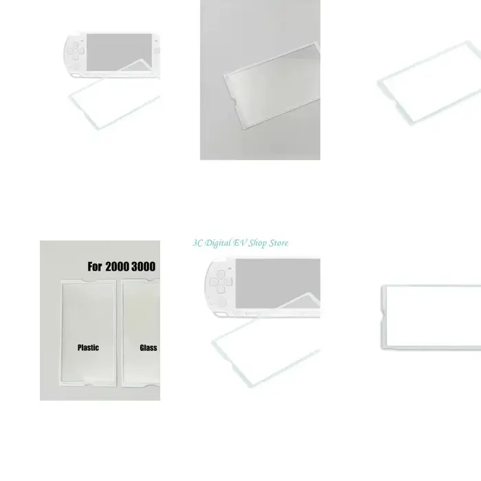 E74D Panneau d'écran en verre transparent / plastique