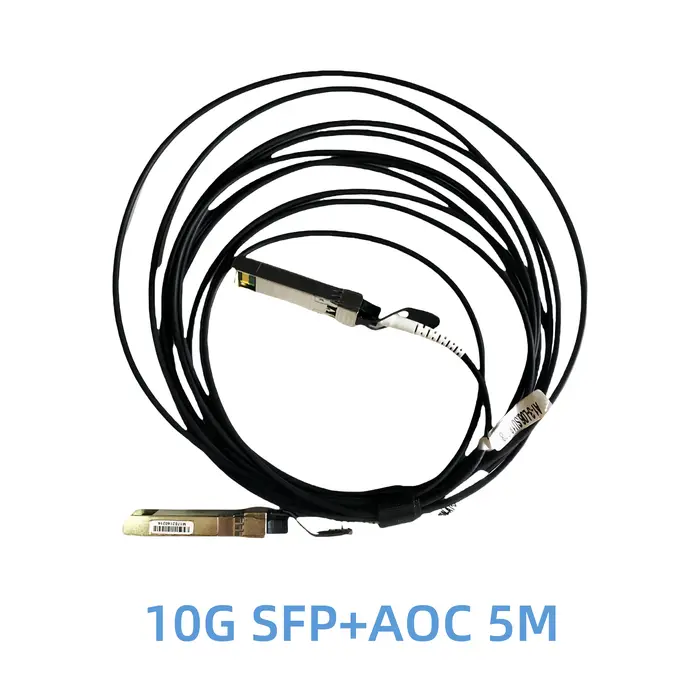 Carte réseau à fibre optique 10G Gigabit à double port optique SFP+AOC pour Sp310 X520-DA2 E10G42BTD