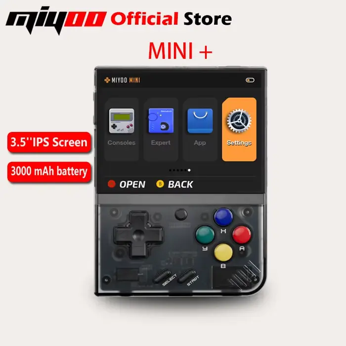 MIYOO Mini Plus Console de jeu portable rétro écran IPS HD 3