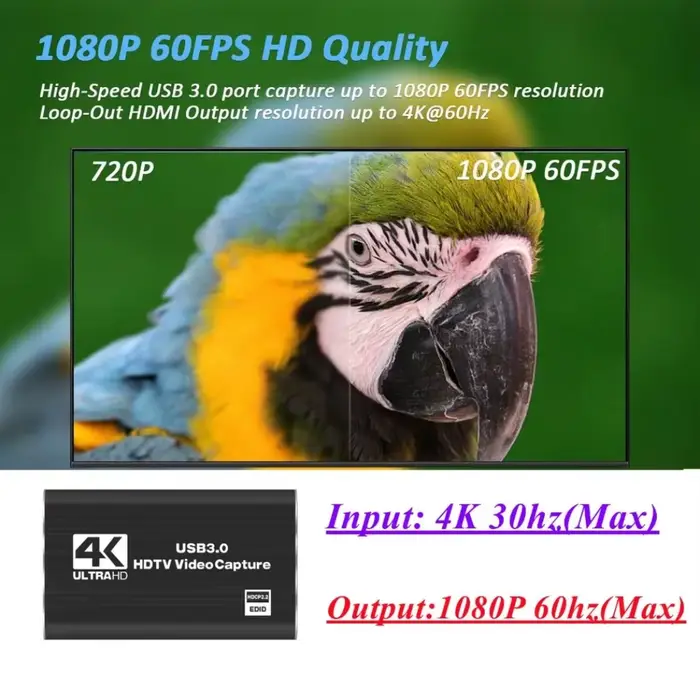 Carte de capture 4K, dispositif