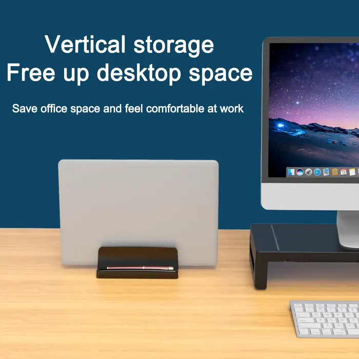Support Vertical pour ordinateur portable pour bureau