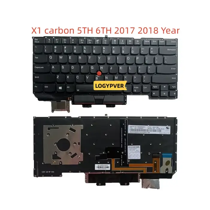 Clavier d'ordinateur portable pour Lenovo Thinkpad X1 Carbon X1C 3RD 2ND 3TH 4TH 5TH 6TH 7TH 8TH 2013 2014 2015 2016 2017 2018 2019 2020 ans