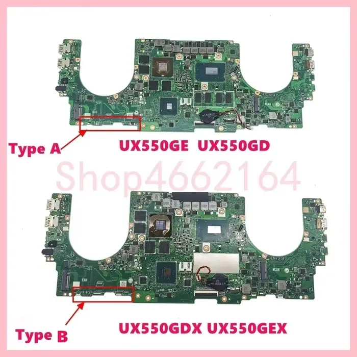 Carte mère pour ordinateur portable Asus UX550GD