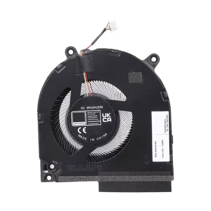 652F CPU GPU ventilateur refroidissement dissipateur thermique ordinateur portable carte graphique v