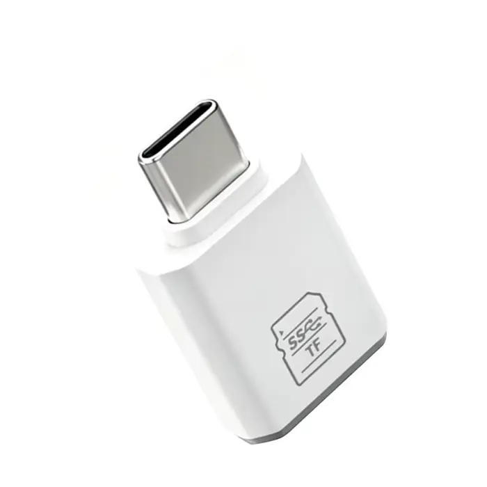 Lecteur de carte Olaf Type C, Mini USB Type C 2.0, adaptateur de lecteur de carte mémoire TF, haute