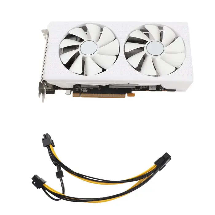 Carte graphique de jeu AMD RX470 8 Go GDDR5 256 bits, carte graphique HDMI, PC Gamer, divertissement