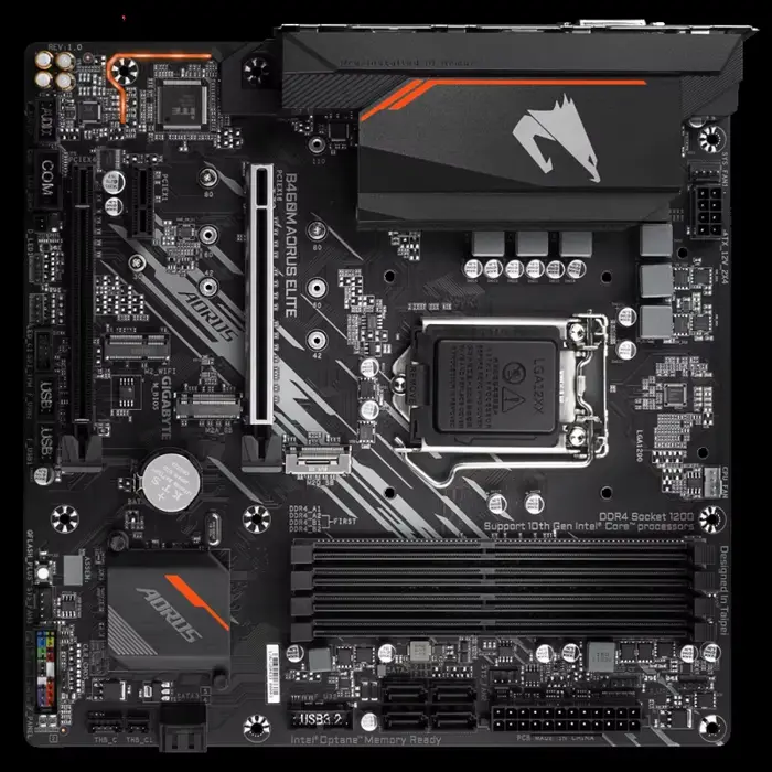 Gigabyte B460M AORUS ELITE carte mère B460 LGA 1200 DDR4 prise en charge