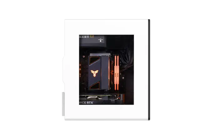 WJCOOLMAN Série Craftsman - Petit châssis pour ordinateur de bureau domestique - Prend en charge la carte mère M-ATX - PC de jeu compact