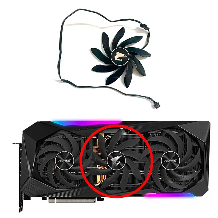 Ventilateur de carte graphique pour Gigabyte AORUS GeForce RTX3080 3080TI 3090