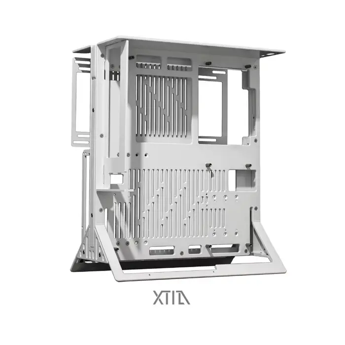 Boîtier ouvert XTIA XPROTO-ATX V2 - Carte mère ATX, alimentation ATX complète, double radiateur 240/