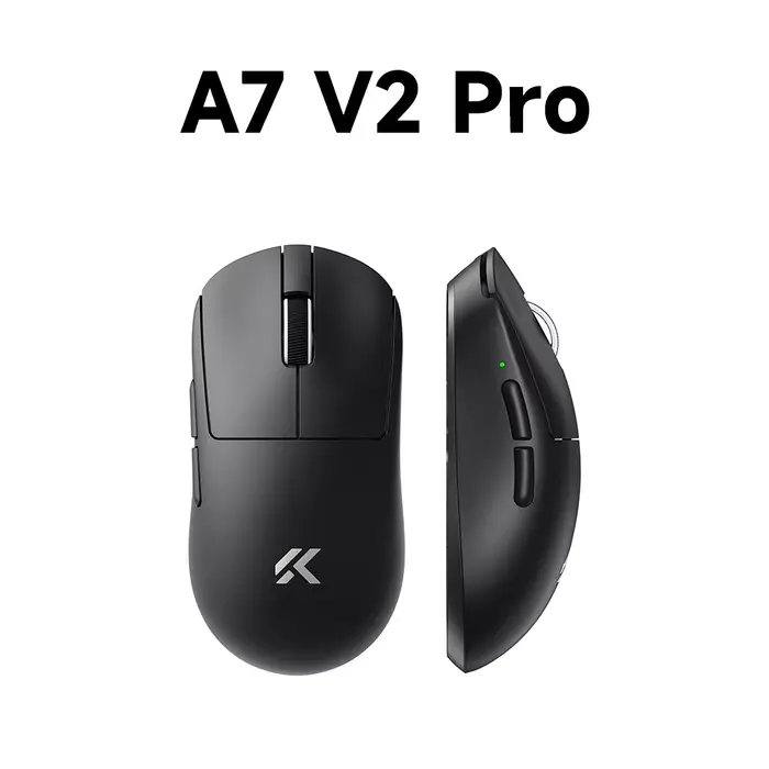 MCHOSE A7 V2 souris de jeu sans fil légère double taux d'érollage 8,000Hz PAW3950 TI souris de burea