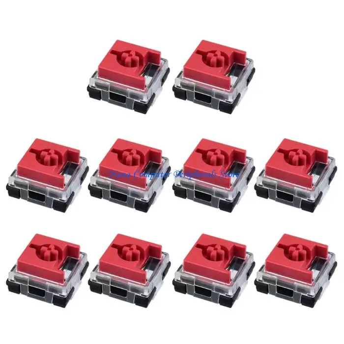 F68C 10 pièces commutateurs silencieux à profil bas avec oscillation réduite Double Contacts en or Rose claviers mécaniques