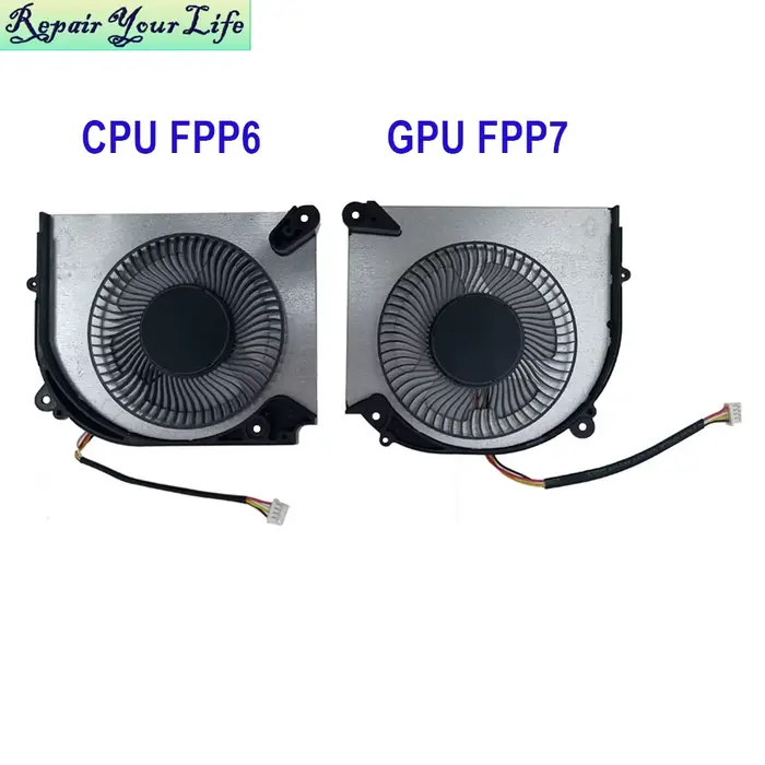 Ventilateur de refroidissement CPU GPU pour ordinateur portable de jeu