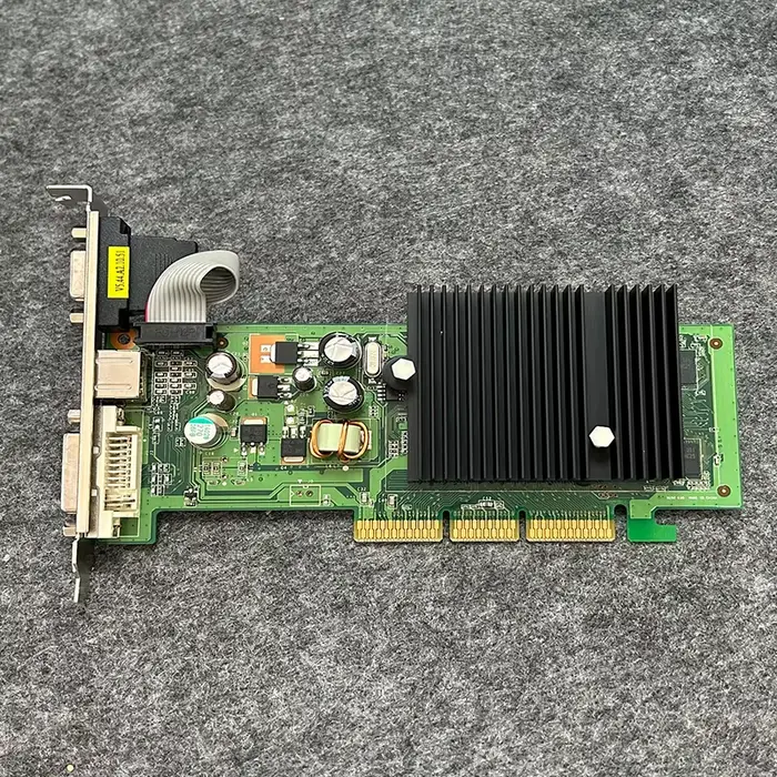 Carte graphique vidéo pour nVIDIA FX6200, 256M, AGP, 4X, 8X, DDR2, VGA, S Video, DVI, 64 bits, AGP,