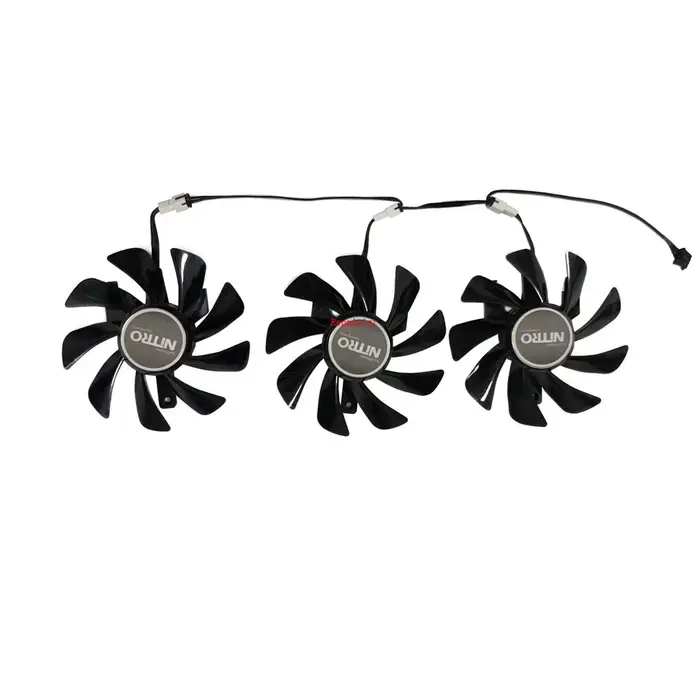 Refroidisseur de carte graphique, ventilateur GPU pour Sapphire R9 FURY R9-fury 4G Tri-X, pour Sapphire RX 6800 6800XT 16GB PULSE, 3 pièces/ensemble T129215BU