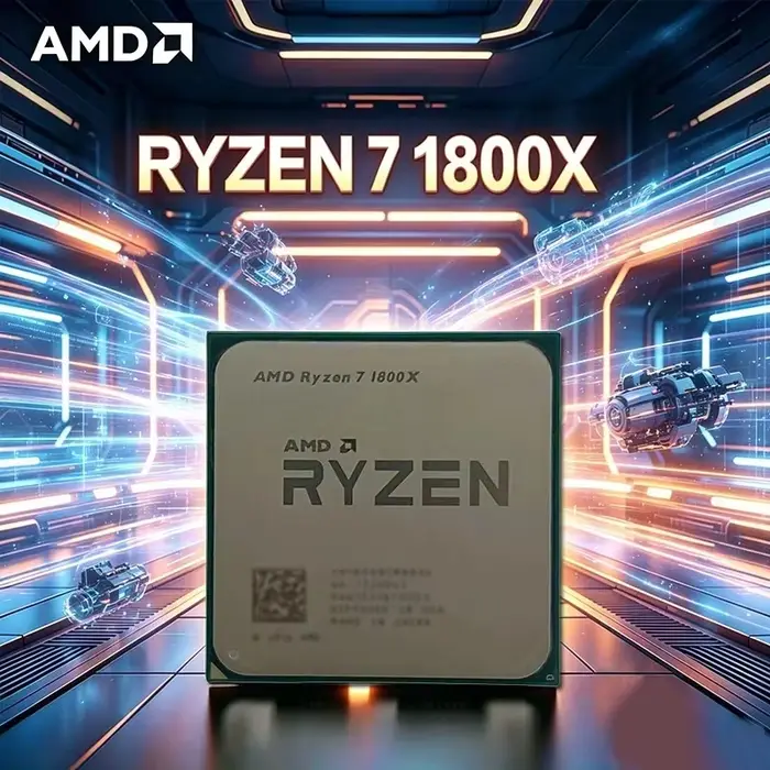 Processeur de jeu AMD Ryzen 7 1800X R7