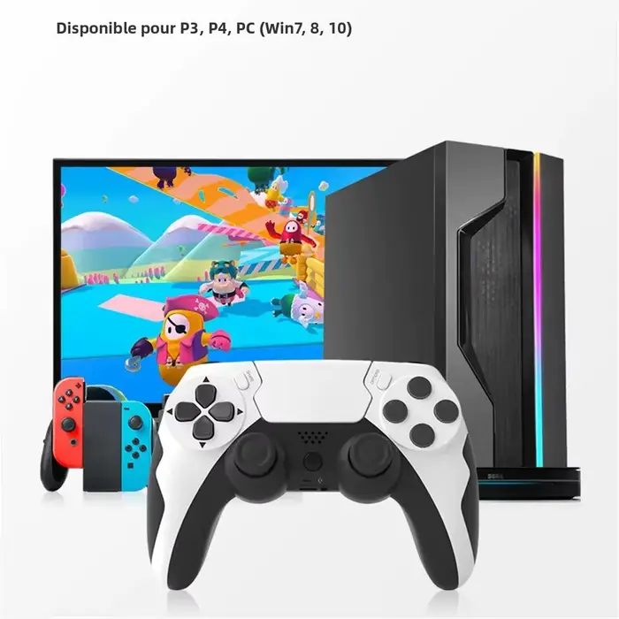 GAMINAlbanP48-Manette de jeu sans fil avec gyroscope à six axes