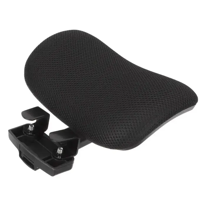 Appui-tête de chaise d'ordinateur en tissu maille, éponge noire, extension de chaise de bureau, Inst