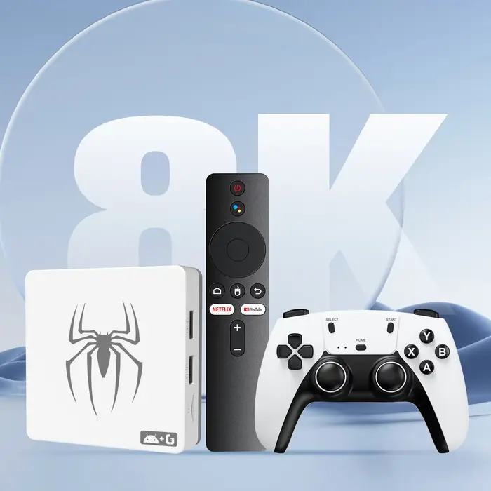 Consoles de jeux vidéo G7 8K 3D 64 Go avec manette sans fil 2.4G