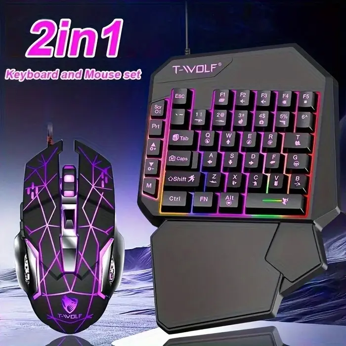 Ensemble clavier et souris de jeu 2 in1TF900