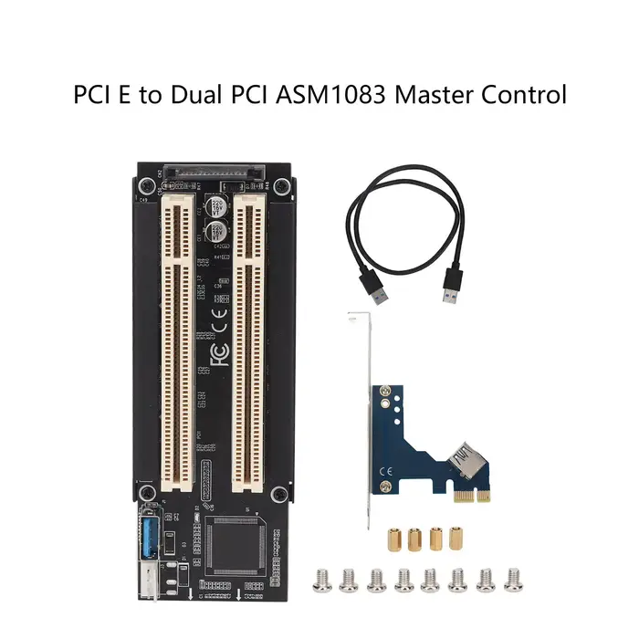 Carte PCIe vers double PCI pour Windows