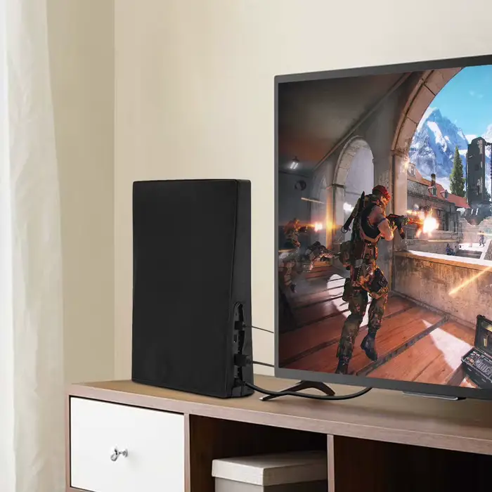 Housse anti-poussière pour console de jeu PS5 Slim