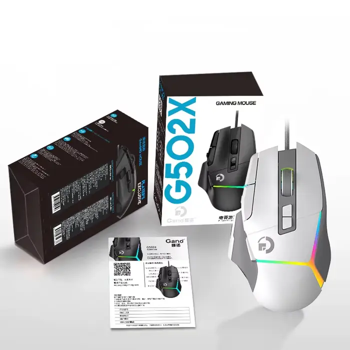 Souris de jeu sans fil ergonomique, Rechargeable par USB, Bluetooth, capteur optique, programmation,