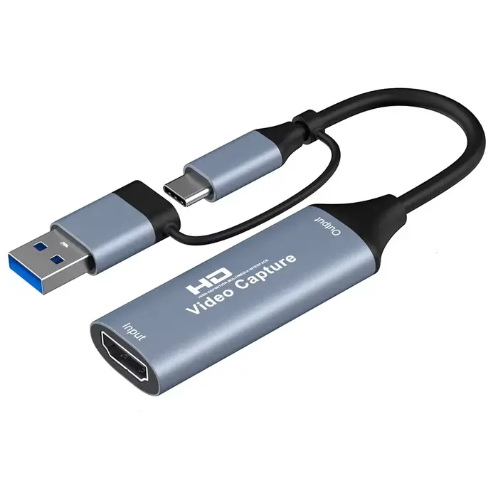 Carte de capture HDMI 4K vers USB A USBC, USB2.0, enregistrement vidéo et audio 1080P, captureur d'é