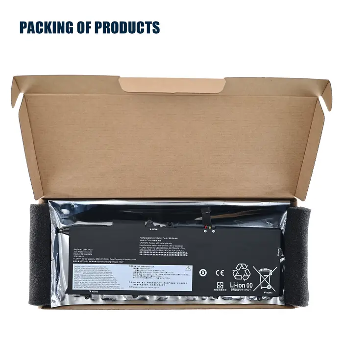 Batterie d'origine pour ordinateur portable Lenovo ThinkPad T14S T490S T495S